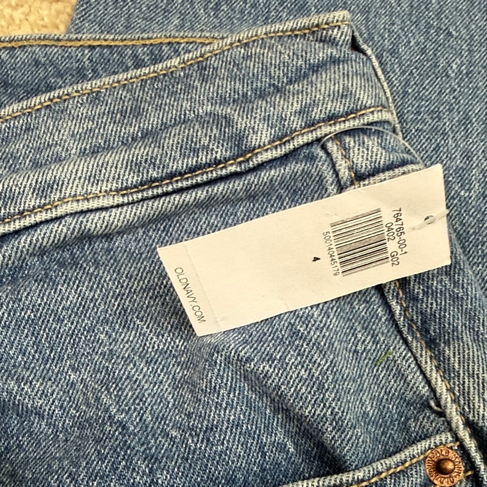 Old Navy Women 's Sloughy Wide Leg Jeans - Picture 3 of 5